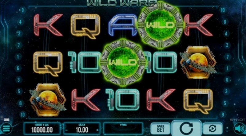 Play Wild Warp by Synot at 1Win Casino