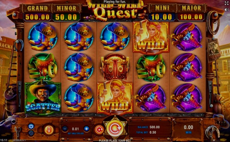 Play Wild Wild Quest by Gameart at 1Win Casino