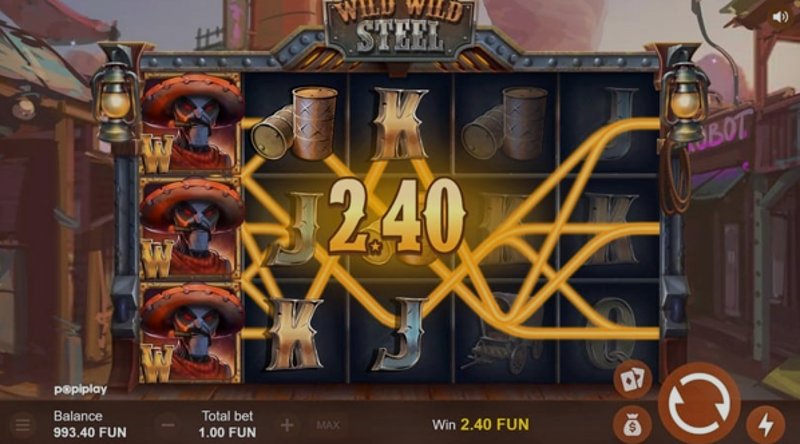 Play Wild Wild Steel by Popiplay at 1Win Casino