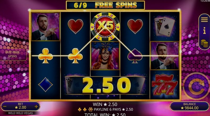 Play Wild Wild Vegas by Booming at 1Win Casino