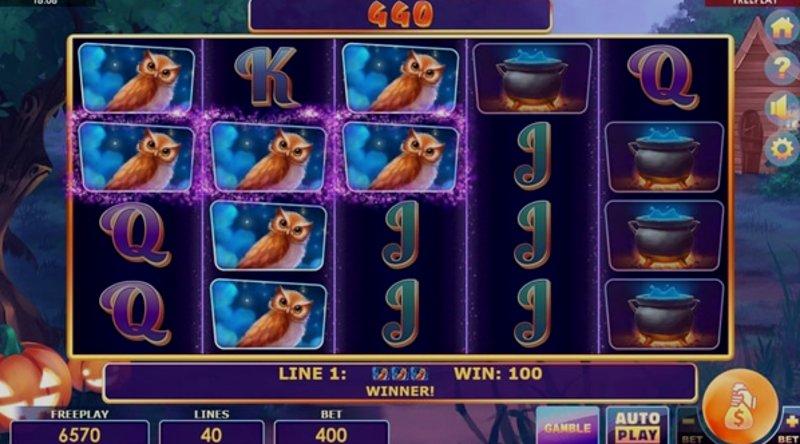 Play Wild Witches by Amatic at 1Win Casino