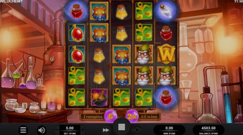 Play Wildchemy by Relax at 1Win Casino