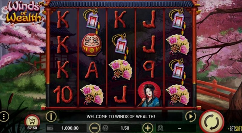 Play Winds of Wealth by Betsoft at 1Win Casino