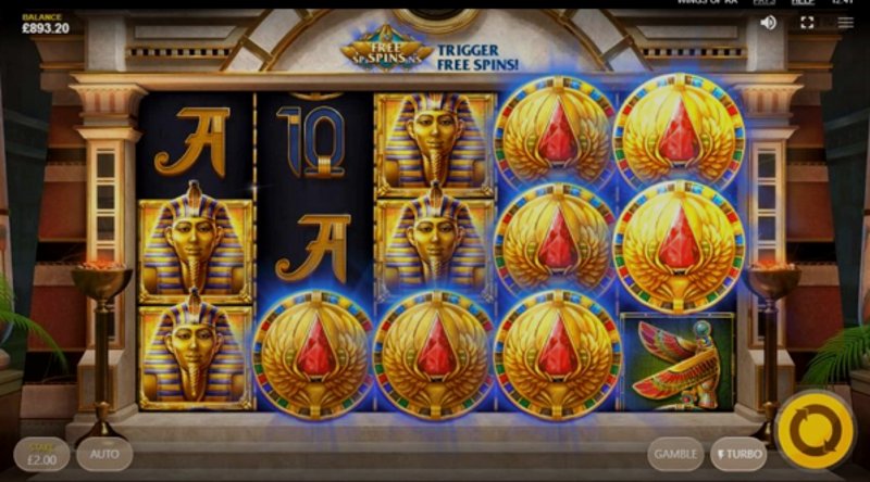 Play Wings of Ra by Red Tiger at 1Win Casino