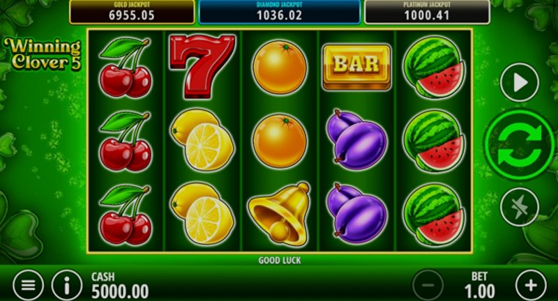 Play Winning Clover 5 by Fazi at 1Win Casino