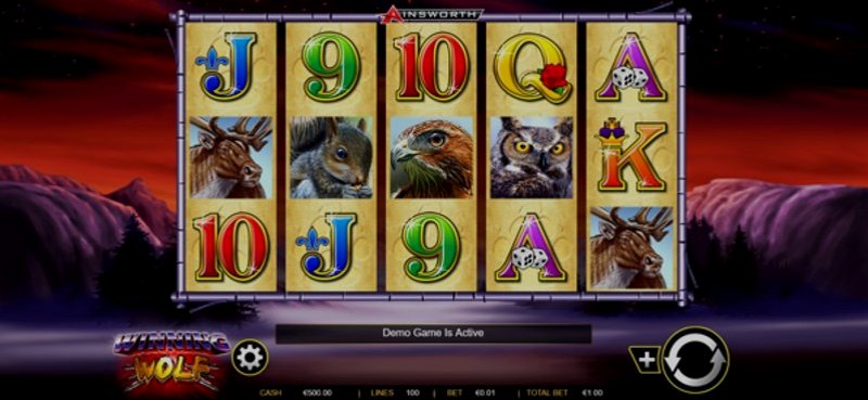 Play Winning Wolf by Ainsworthgame at 1Win Casino