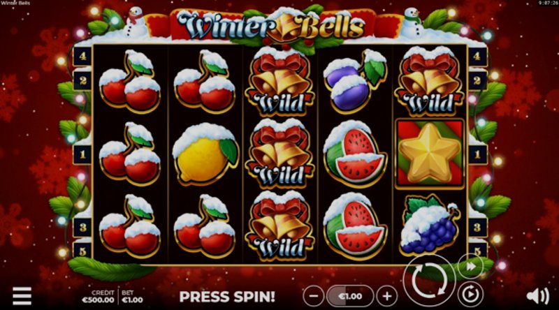 Play Winter Bells by Hollegames at 1Win Casino