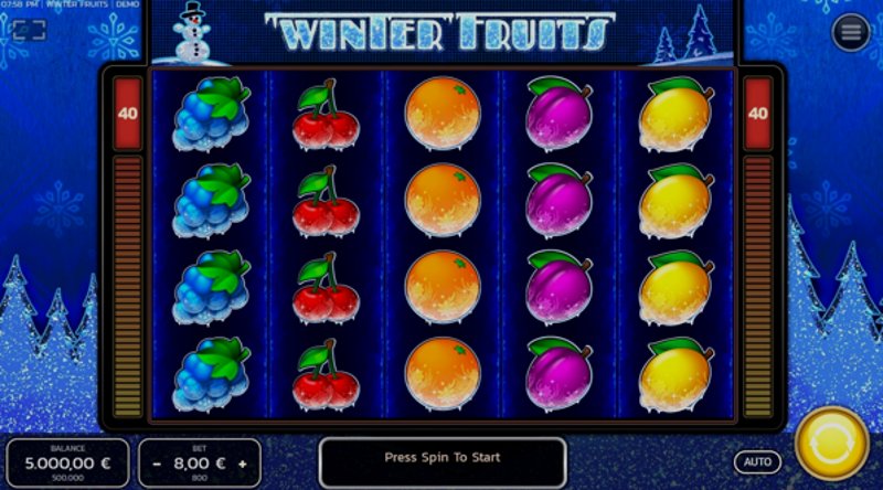 Play Winter Fruits by Fazi at 1Win Casino