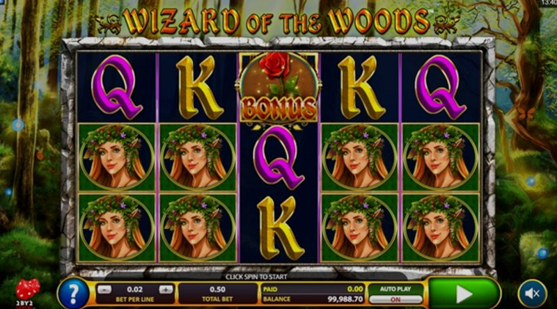 Play Wizard of the Woods by Games Global at 1Win Casino