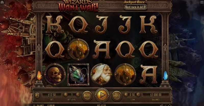 Play Wizards Want War! by Habanero at 1Win Casino