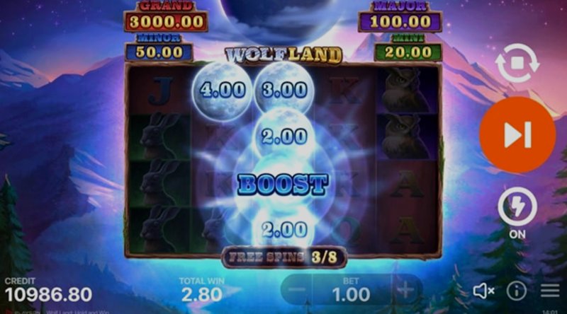 Play Wolf Land: Hold and Win by Playson at 1Win Casino