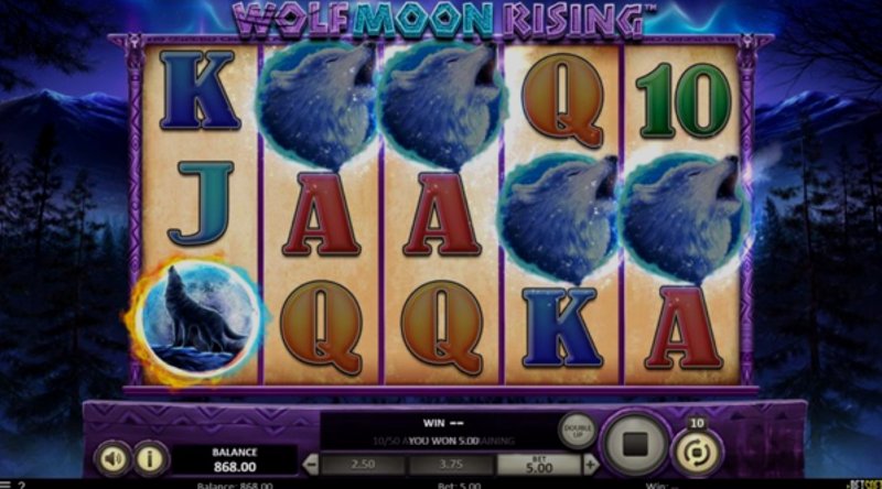 Play Wolf Moon Rising by Betsoft at 1Win Casino