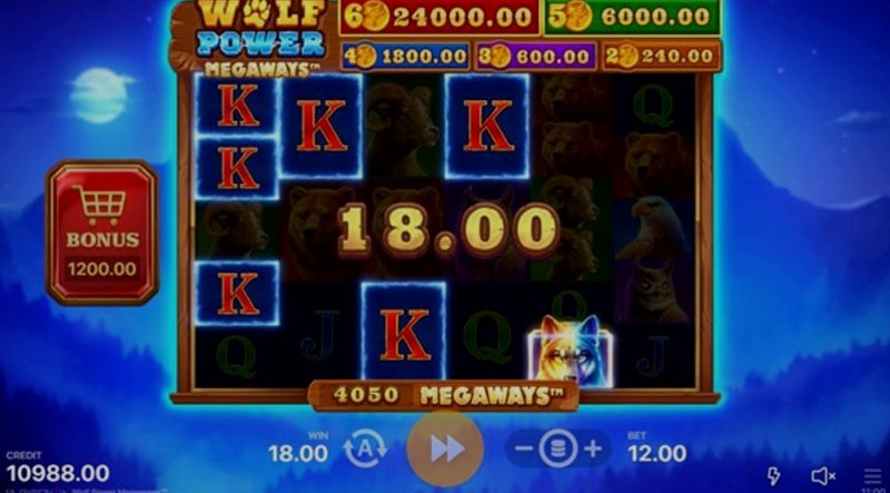 Play Wolf Power Megaways by Playson at 1Win Casino