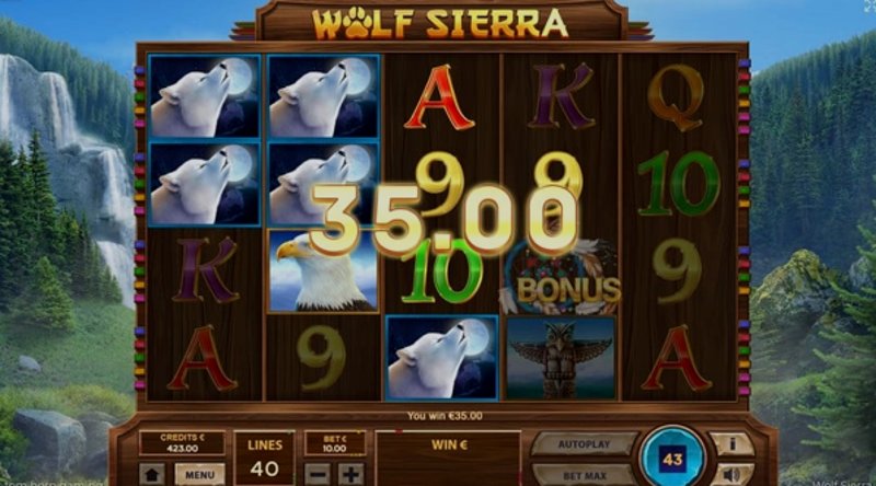 Play Wolf Sierra by Tomhorn at 1Win Casino