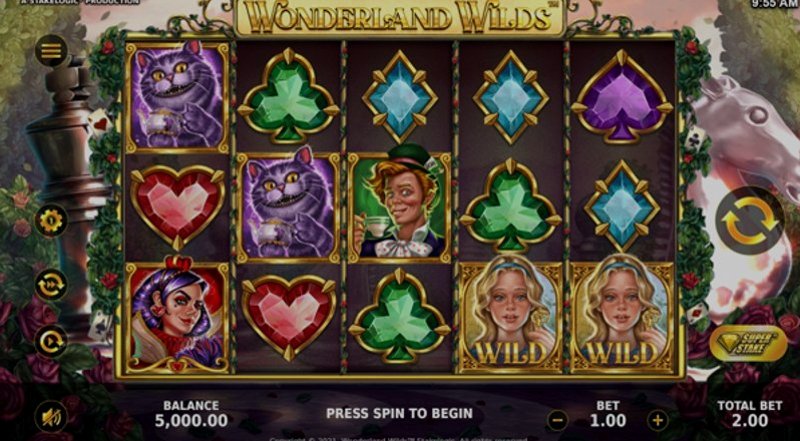 Play Wonderland Wilds by Stakelogic at 1Win Casino