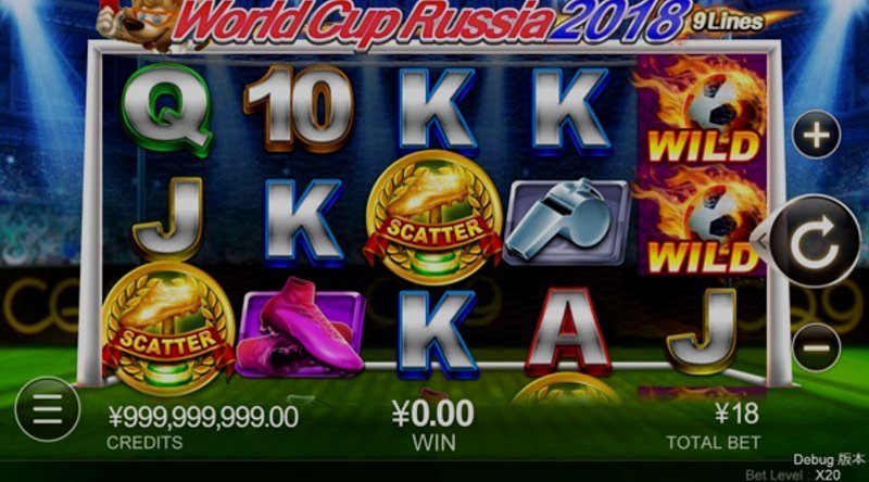 Play World Cup Russia 2018 by Cq9 at 1Win Casino