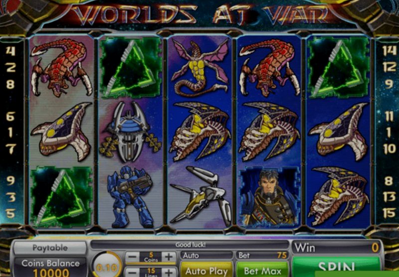 Play Worlds at War by Genii at 1Win Casino