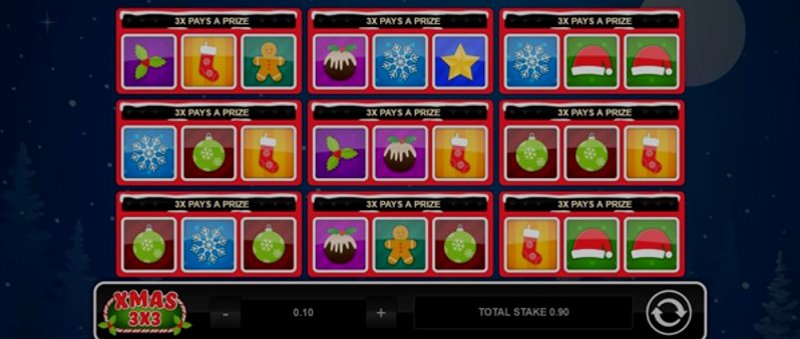 Play Xmas 3x3 by 1x2gaming at 1Win Casino