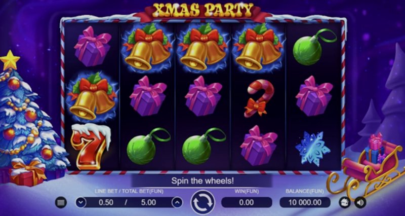 Play Xmas Party by Zillion Games at 1Win Casino