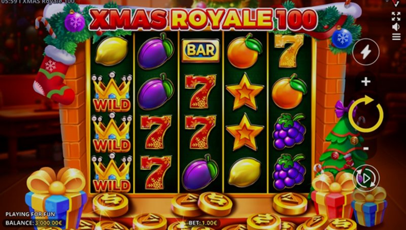 Play XMAS Royale 100 by Fugaso at 1Win Casino