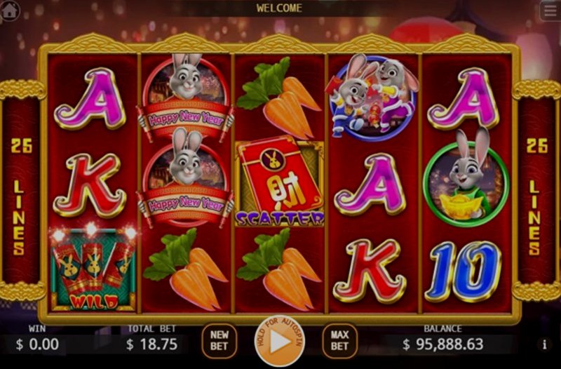 Play Year of the Rabbit by Kaga at 1Win Casino