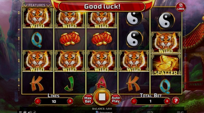 Play Year of the Tiger by Kaga at 1Win Casino