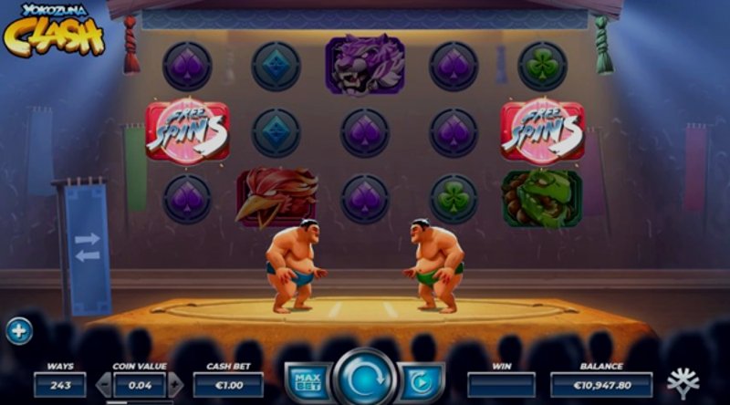 Play Yokozuna Clash by Yggdrasil at 1Win Casino