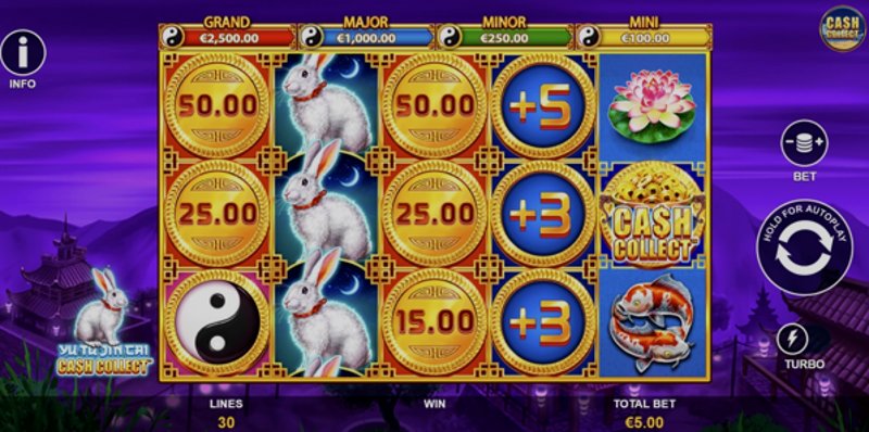 Play Yu Tu Jin Cai: Cash Collect by Playtech at 1Win Casino