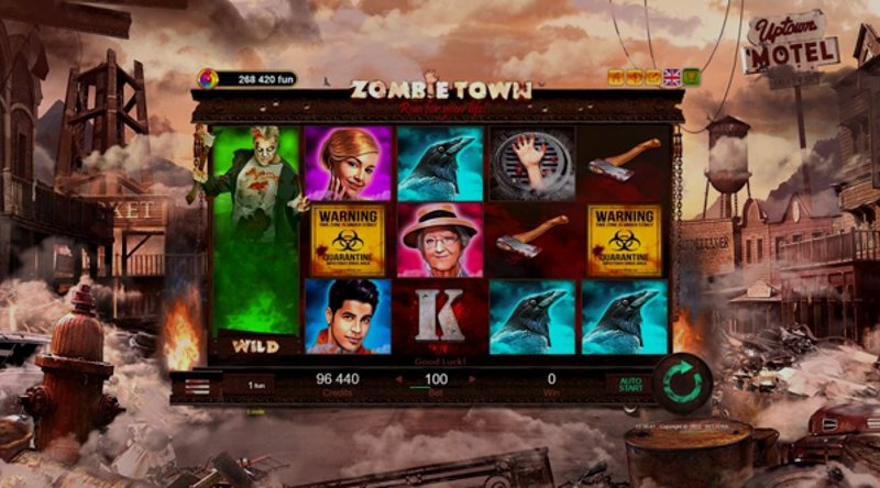 Play Zombie Town by Belatra at 1Win Casino