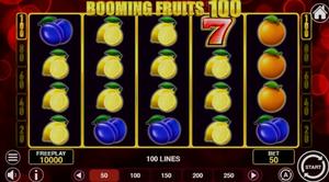 Booming Fruits 100 1Win