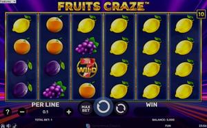 Fruits Craze 1Win