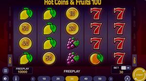 Hot Coins & Fruits 100 1Win