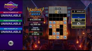 Mega Fire Blaze: Khonsu God of Moon Powerplay Jackpot 1Win