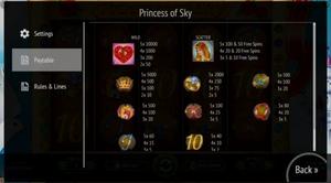 Princess of Sky 1Win